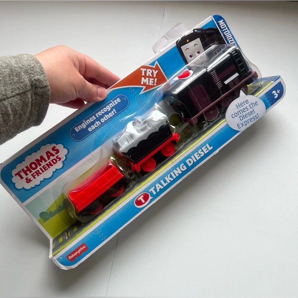 Thomas & Friends Motorized Toy Train Talking Diesel Engine with Sounds